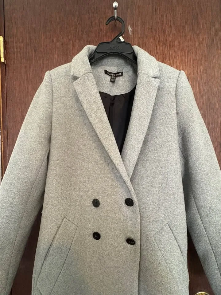 Zara grey coat - photo 3