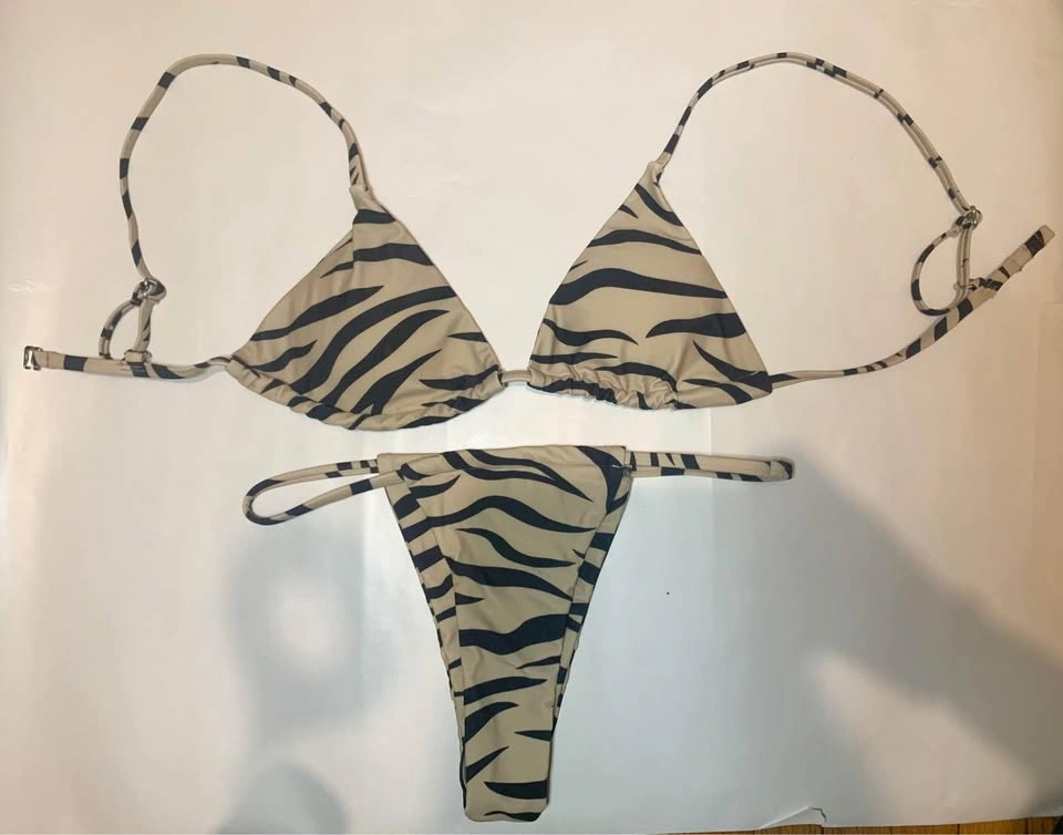 New - Zebra print bikini