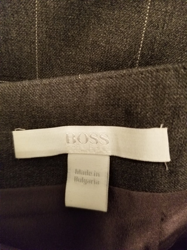 Woman's Hugo Boss Grey Pattern Skirt - photo 3