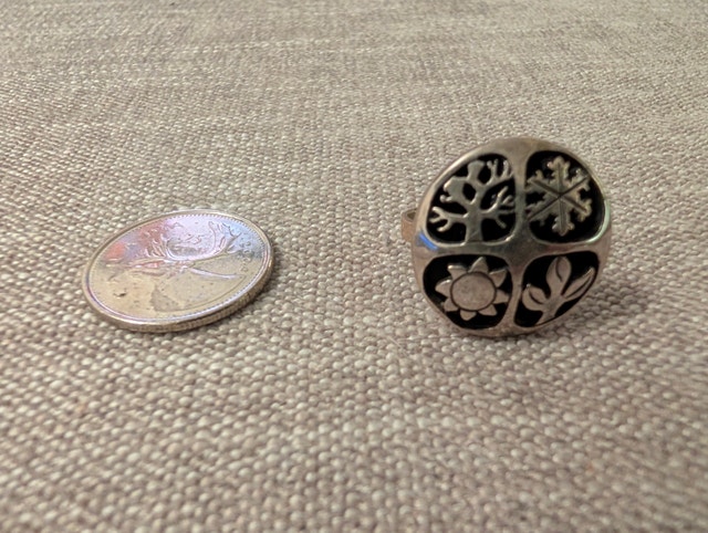 "Four Seasons" Sterling Silver Ring