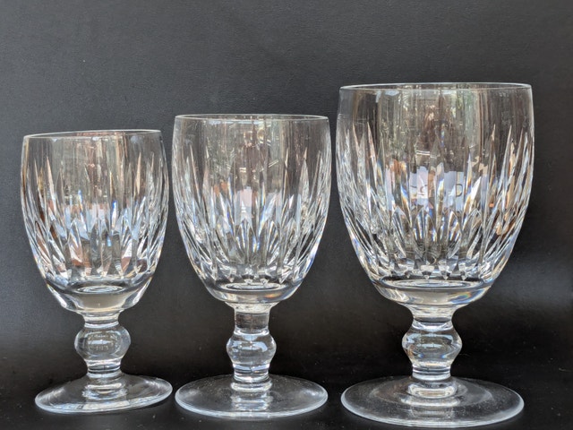 Waterford Maureen Crystal Stemware Glasses Set