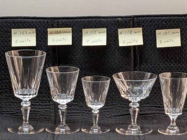 Val Saint Lambert Balmoral Crystal Glasses Set - photo 2