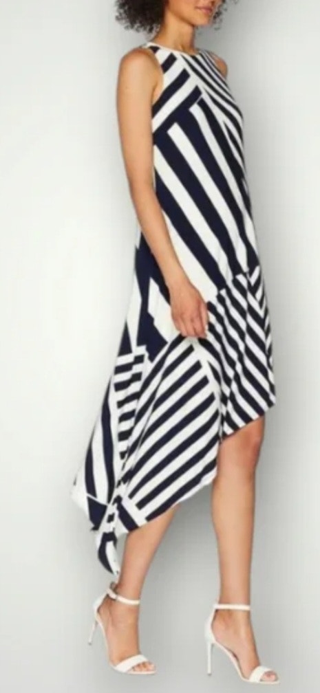 Ralph Lauren Striped Asymmetrical Dress - photo 4