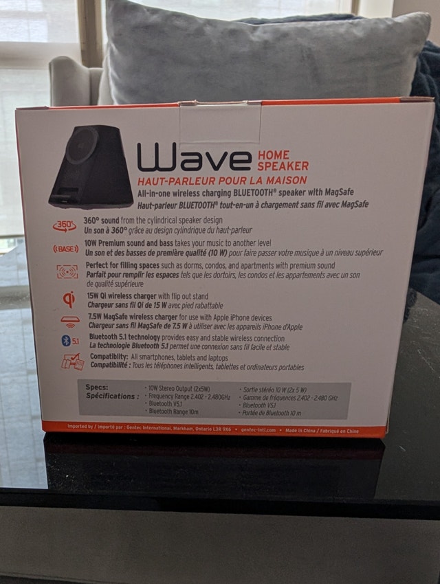 iQ Wave Home Speaker with Wireless Charging - photo 3