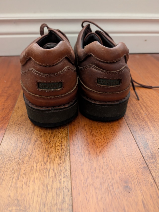 Rockport World Tour Classic Brown Leather Walking Shoes Sz 10 - photo 4