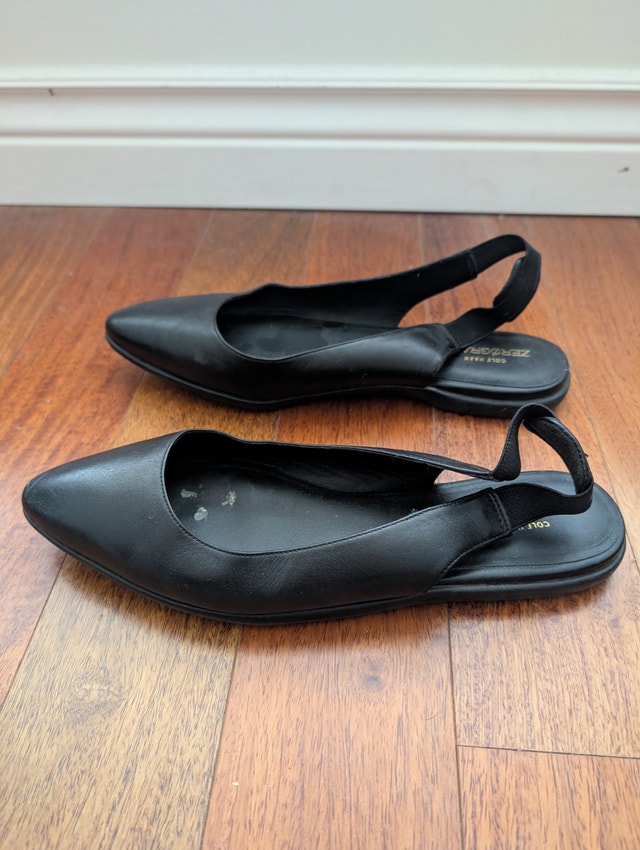 Cole Haan Zero Grand Slingback Point Toe Flat Shoes - photo 3