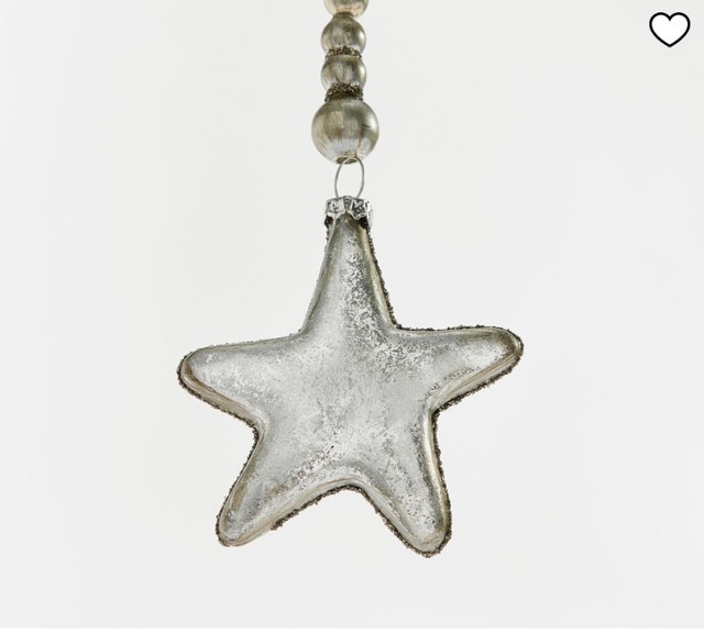 Pottery Barn Silver Star Garland - photo 2