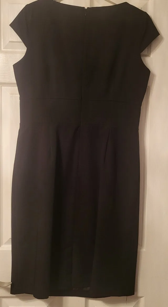 Calvin Klein Black Cap Sleeve Sheath Dress - photo 2