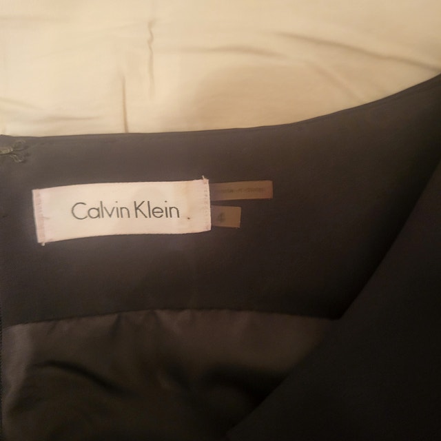 Calvin Klein Black Cap Sleeve Sheath Dress - photo 3