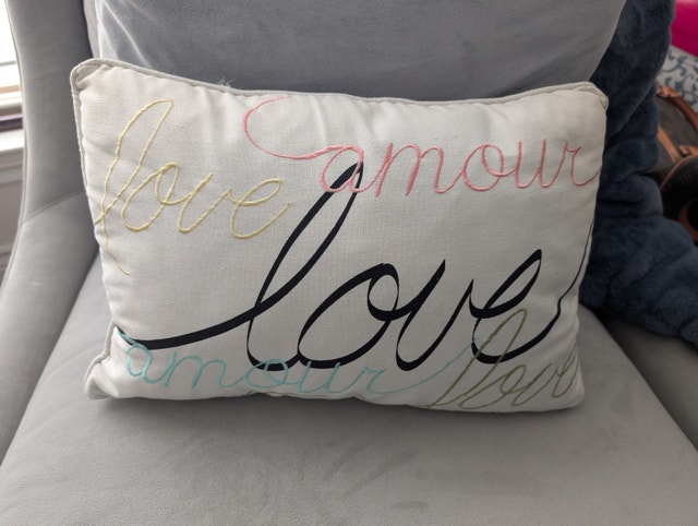 "LOVE" Decorative Pillow