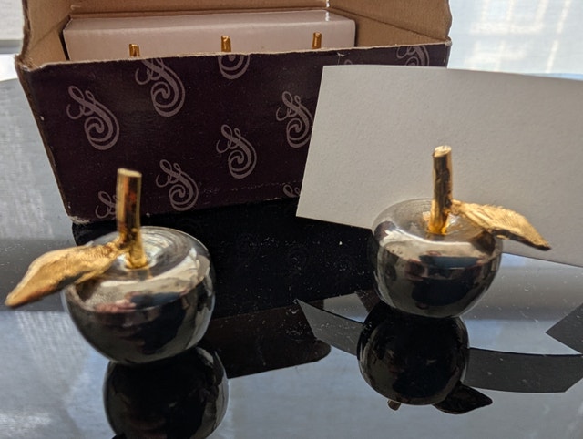 Vintage Apple Place Card Holders - photo 2