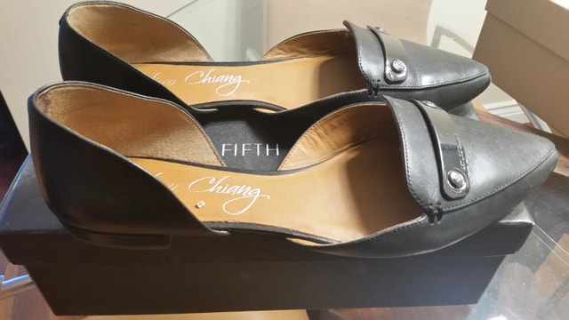 Arturo Chiang Black Flat Shoes - photo 2