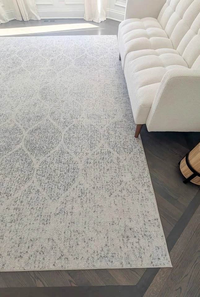 SAFAVIEH Madison Collection Area Rug - 9' x 12', Ivory & Silver - photo 2
