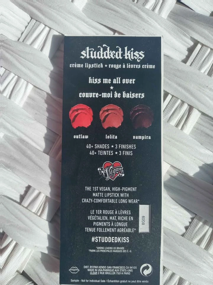 Kat Von D Studded Kiss Lipstick Sample Card - photo 2