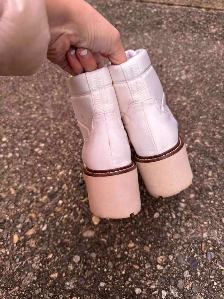 Blondo White Waterproof Platform Boots - photo 2