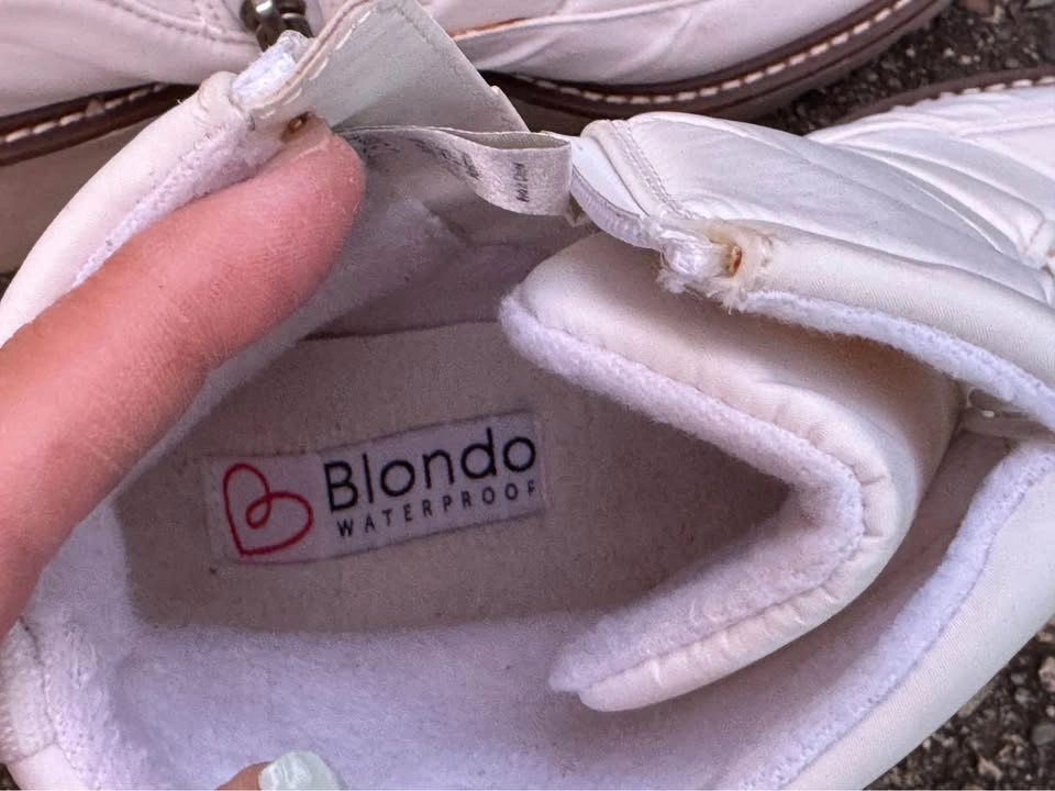 Blondo White Waterproof Platform Boots - photo 5
