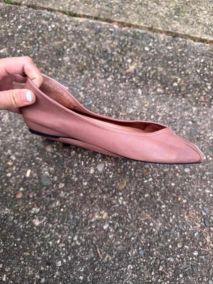 Genuine leather flats - photo 2