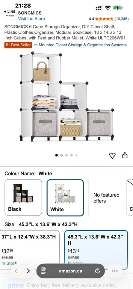 DIY Modular 6-Cube Storage Organizer