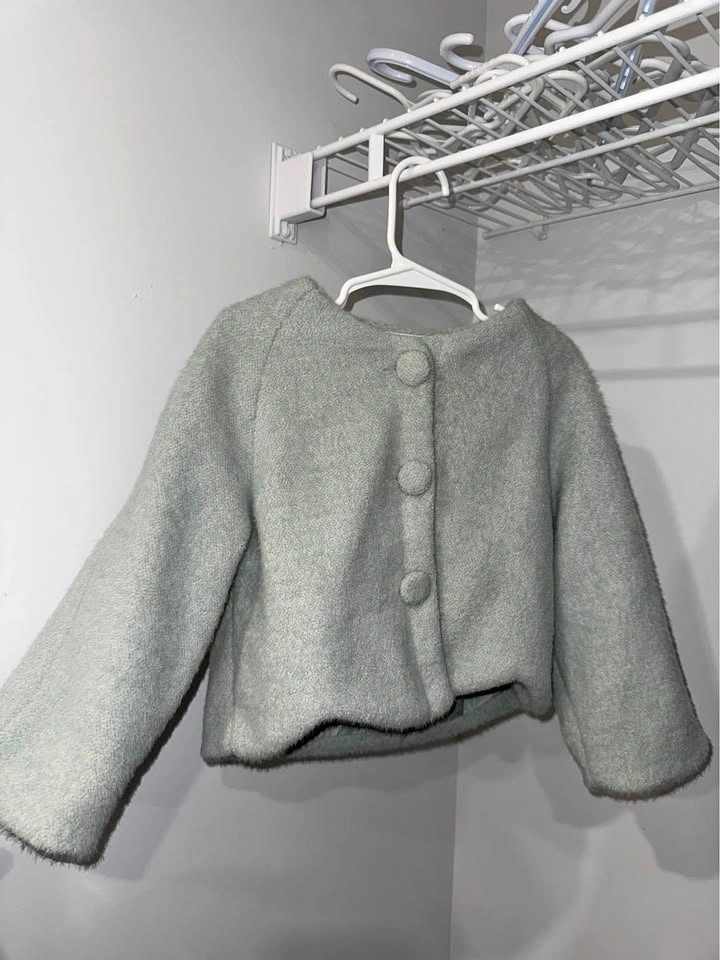 Girl baby blue jacket 3-4 t