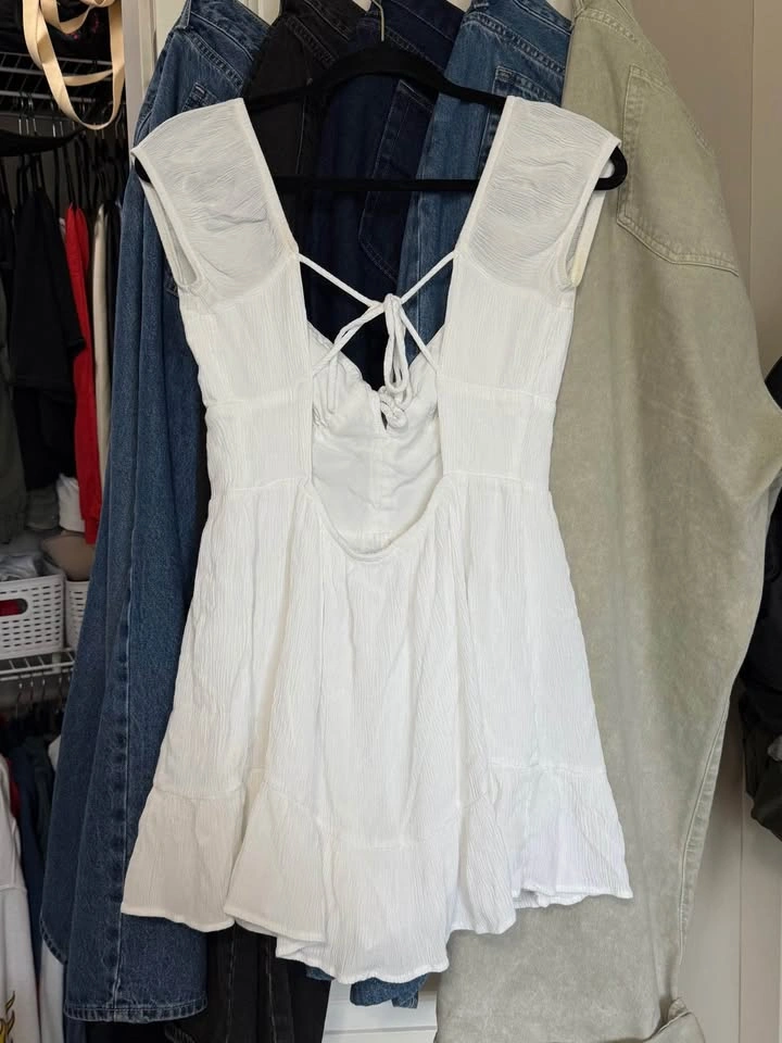 Garage White Mini Dress - photo 2