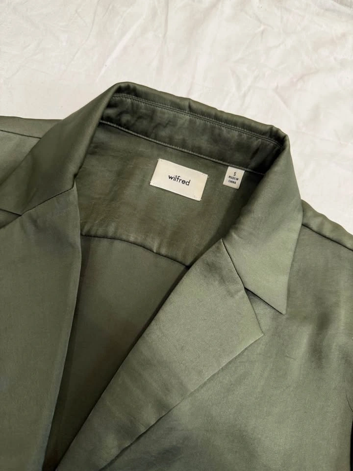Wilfred Satin Short Sleeve Blouse - photo 3