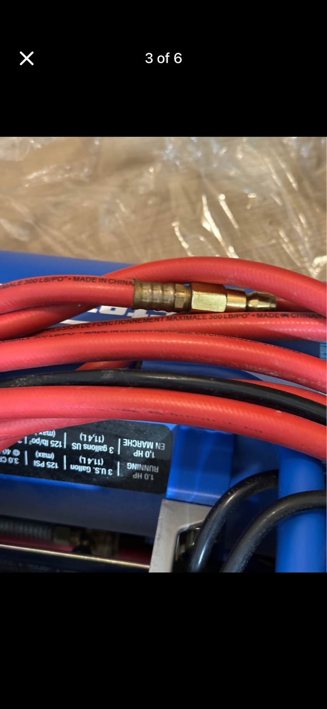3 Gallon 1.0 HP Portable Air Compressor - photo 3