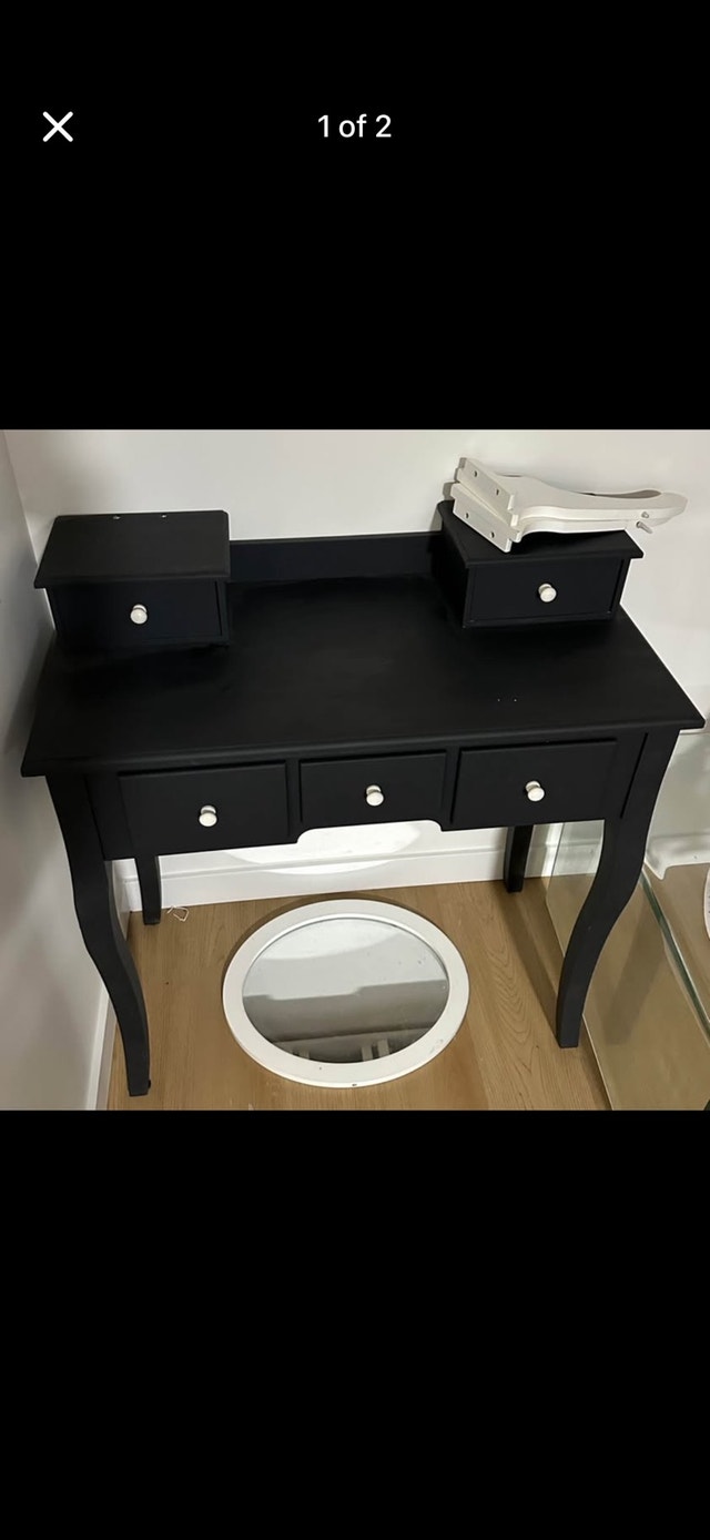 Kids Vanity Dressing Table with white Mirror