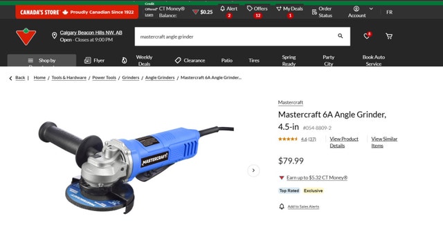 Mastercraft 6A Angle Grinder, 4.5-in - photo 5