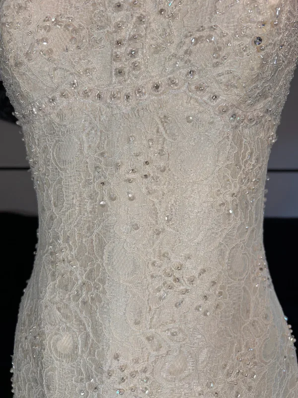 La Sposa Pronovias Mariona Mermaid Halter Wedding Dress image indicator(9)