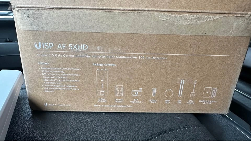 Ubiquiti airFiber AF-5XHD 5 GHz Carrier Radio New - photo 3