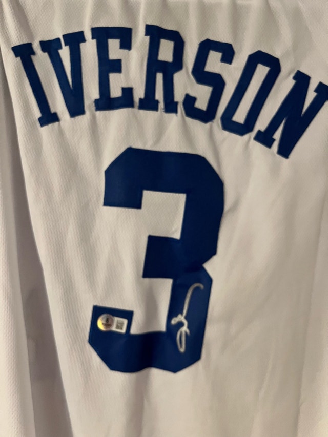 Allen Iverson Signed All Star Jersey XL - photo 2