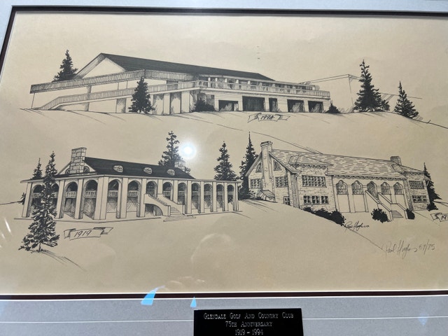 Glendale Golf and Country Club framed print