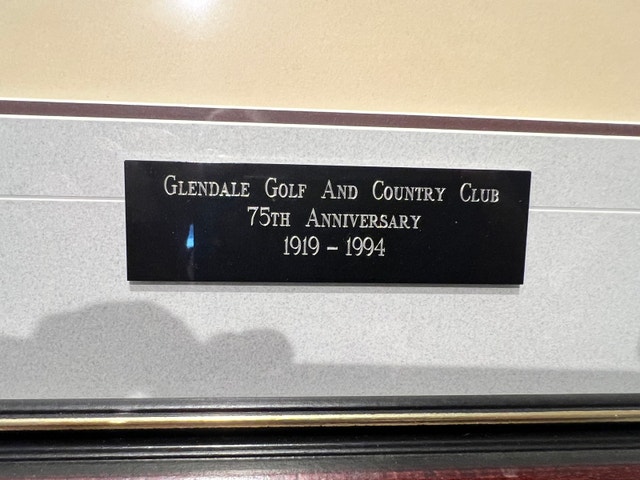 Glendale Golf and Country Club framed print - photo 2