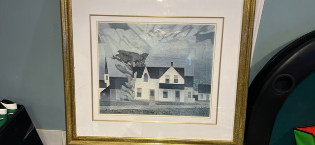 Large Joseph Casson Print - Village House - photo 2