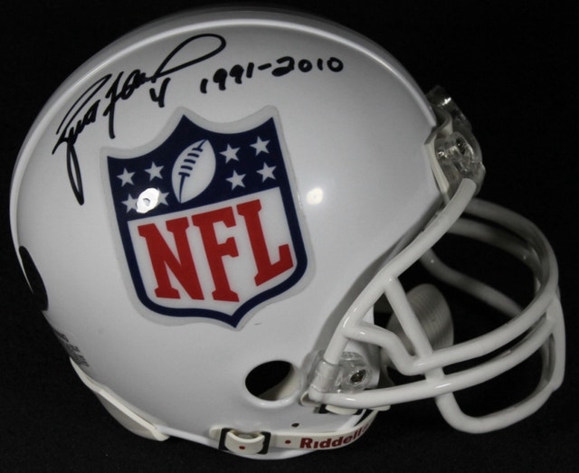 Brett Favre Signed Mini NFL Helmet