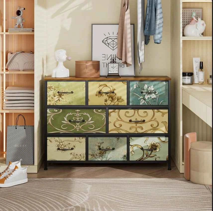 8 Drawer Dresser, Wide Fabric Chest Of Drawers - photo 3
