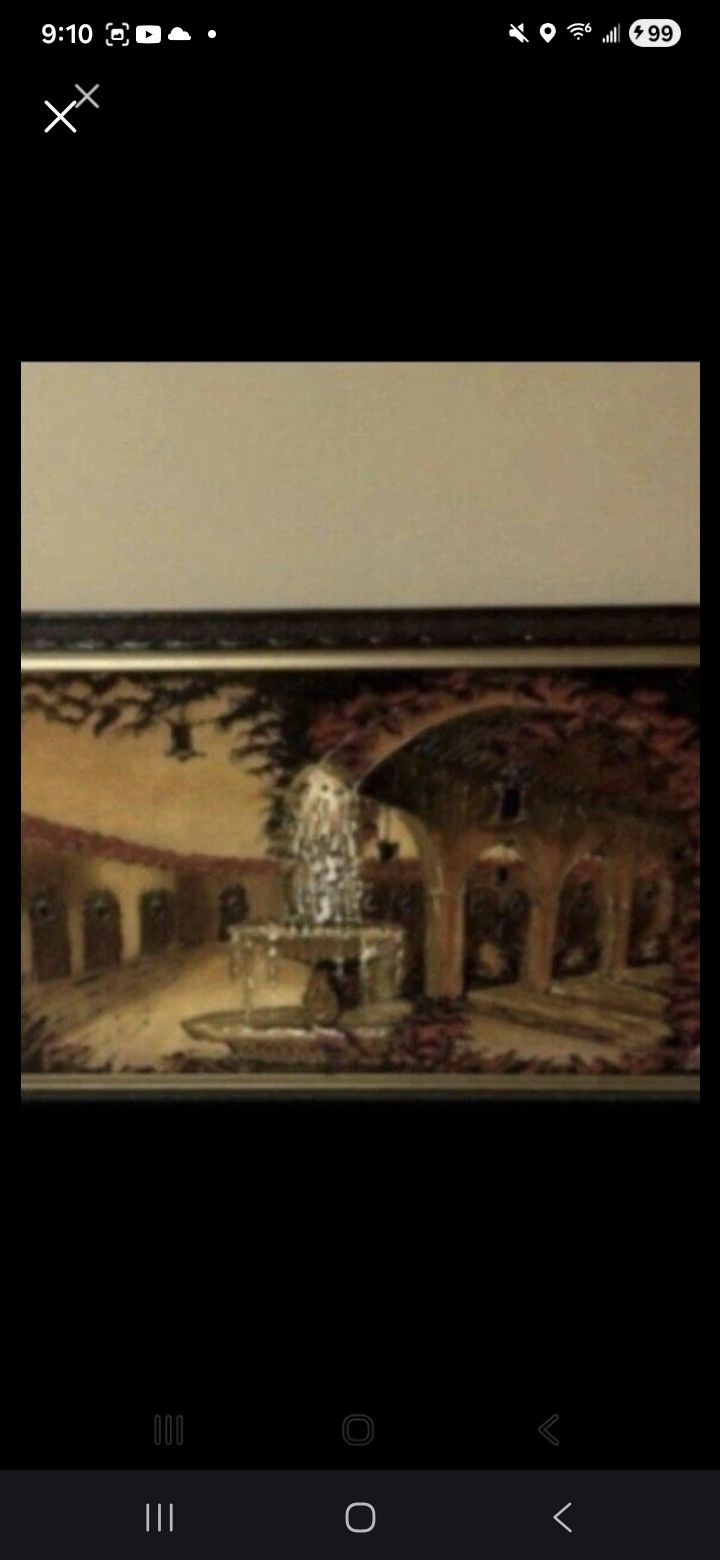 Heirloom 1950's Framed Oil Painting