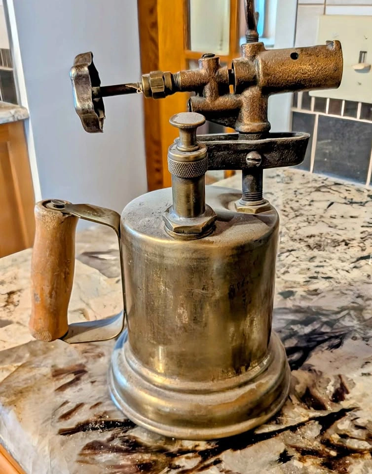 Vintage Brass Blowtorch - Otto Bernz Co.