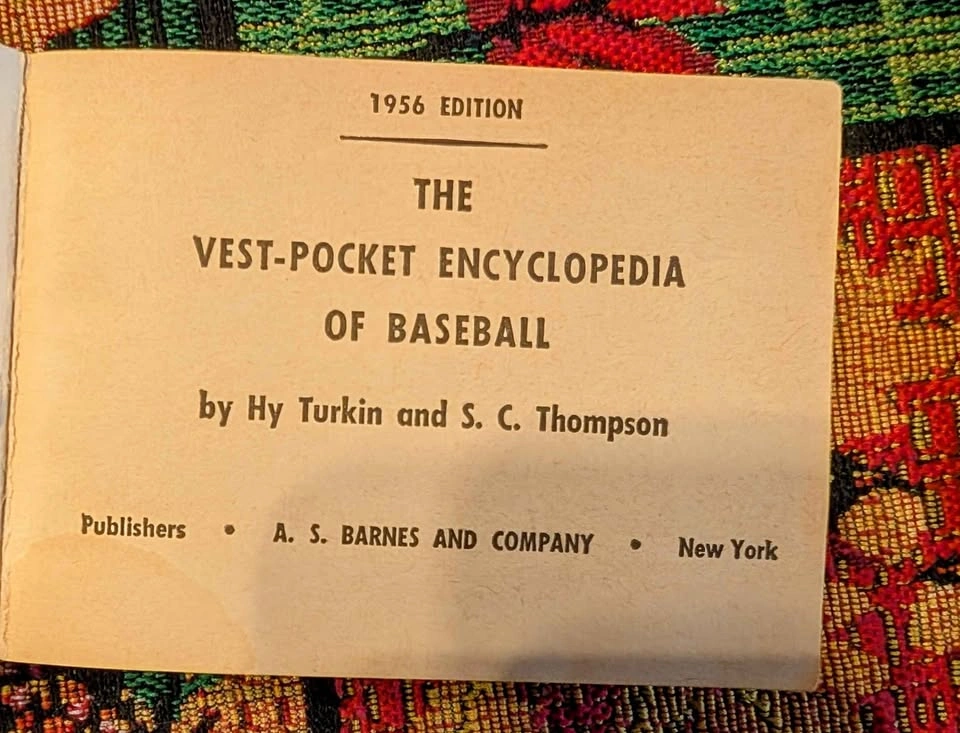 The Vest-Pocket Encyclopedia of Baseball - photo 2