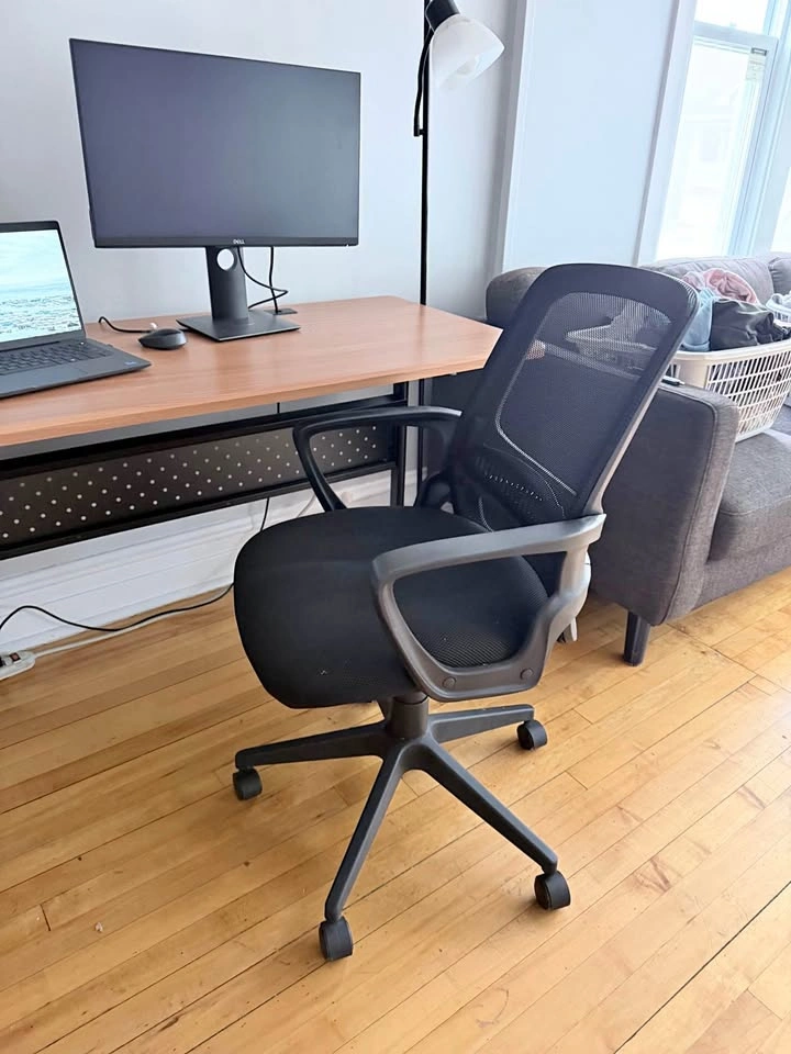 Complete Work from home Setup. table, Chair and screen