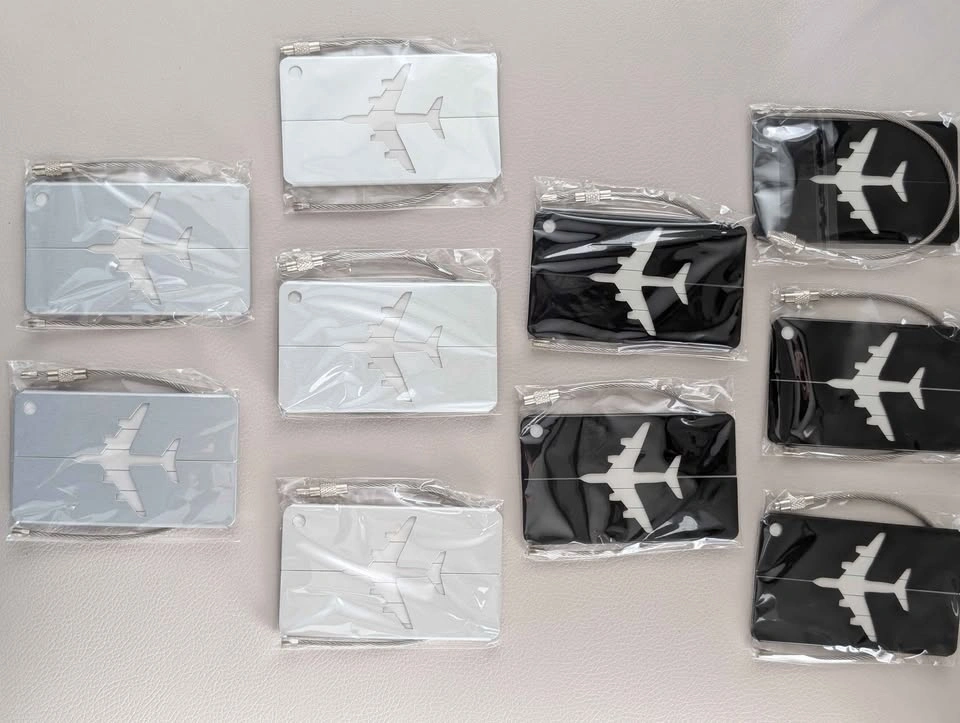 Metal Baggage ID Tags - Durable & Rugged (10 Pack) - photo 3
