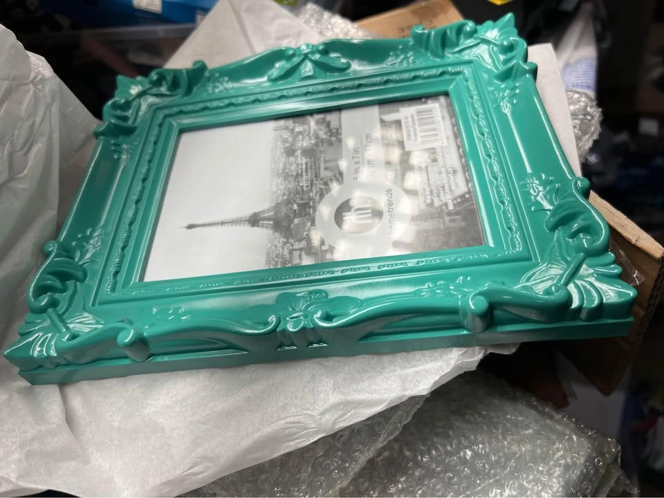 5x7 Vintage Teal Picture Frames - New Old Stock - photo 2