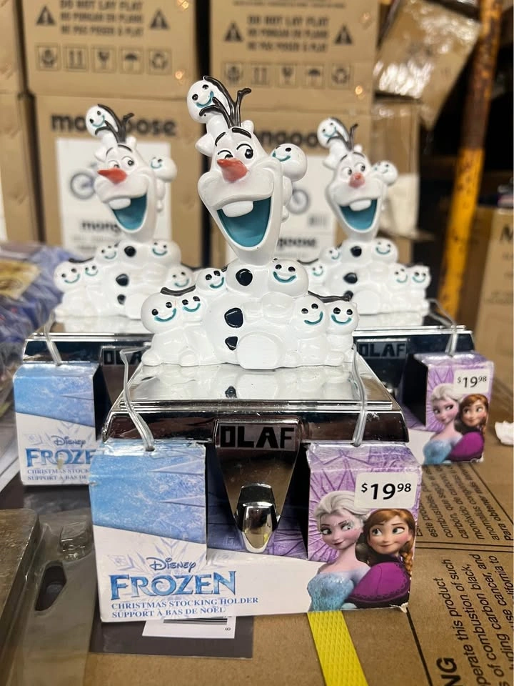 Olaf stocking holders brand new 3 available $5 - photo 2