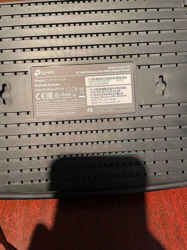 TP-Link AC1900 Wireless MU-MIMO Gigabit Router - photo 3