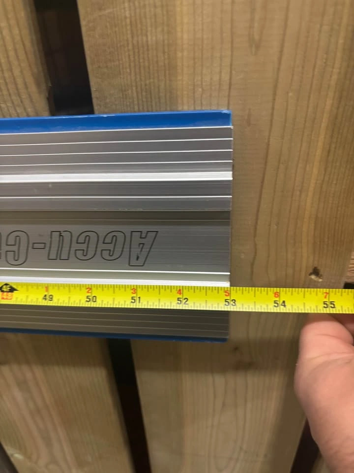 53 in Aluminum Guide Rail for Circular Saw - photo 5
