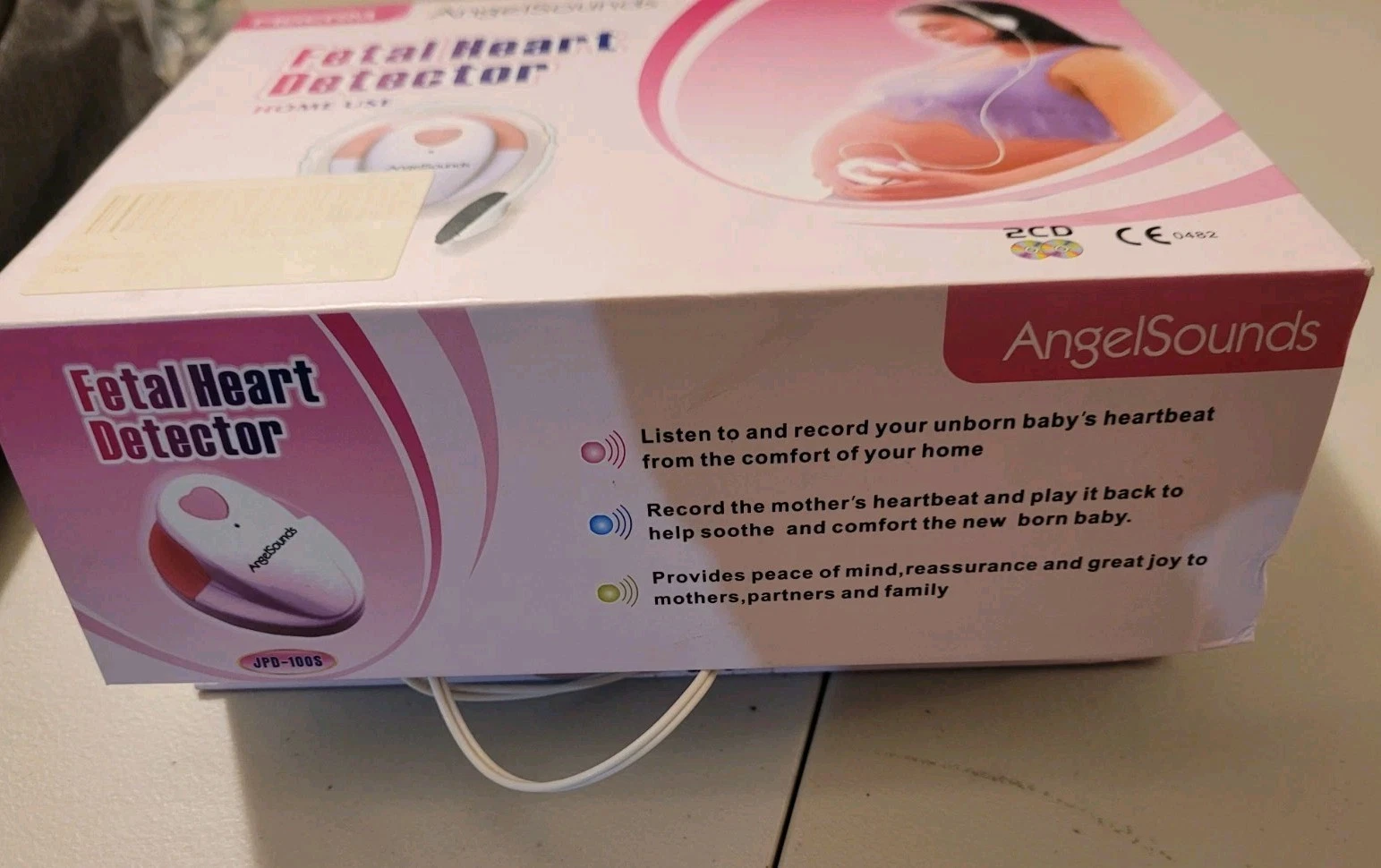 Baby Fetal Heartbeat Monitor JPD-100s Angel Sounds - Open Box - photo 2