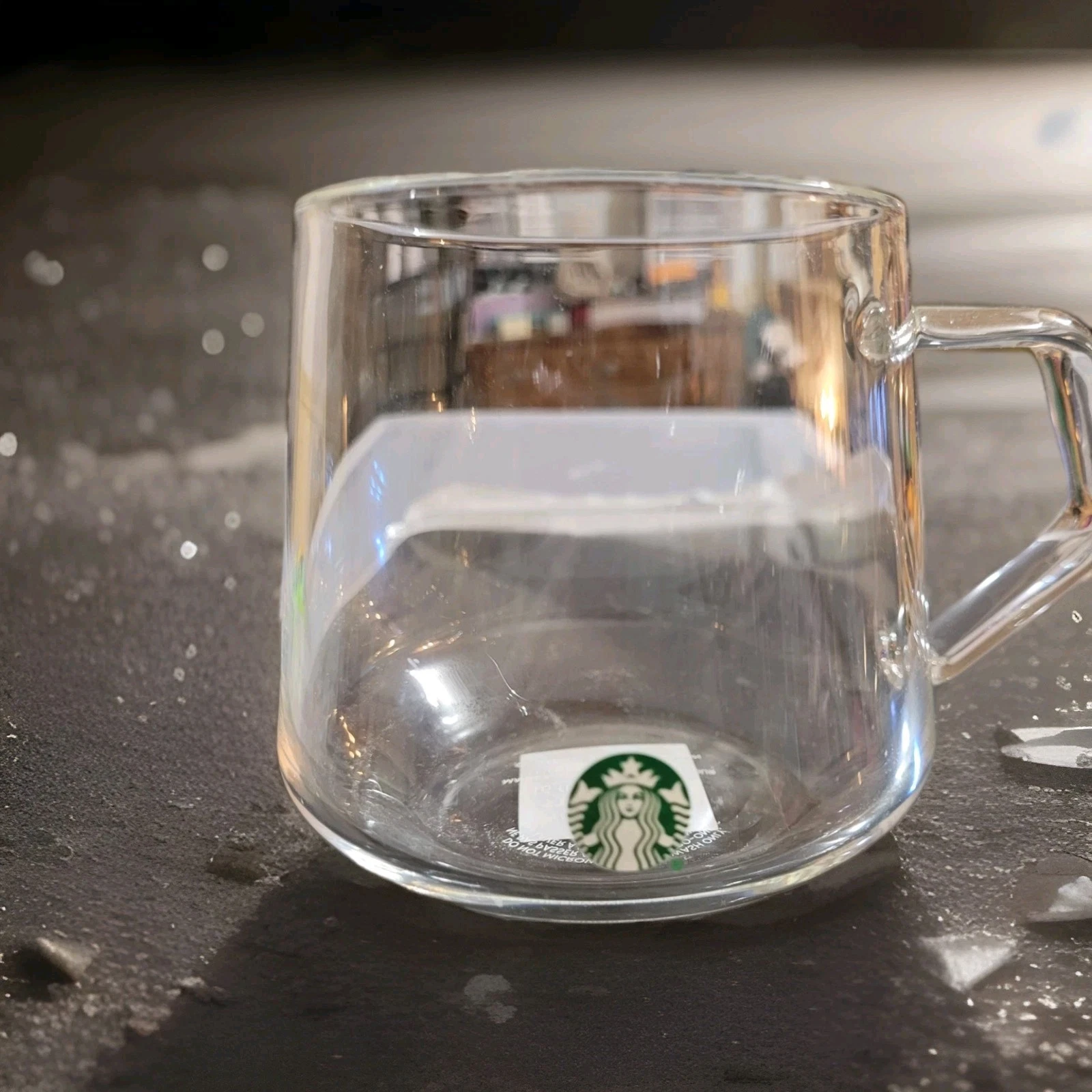 Starbucks 2023 Winter Clear Glass Core 16oz Mug NEW!