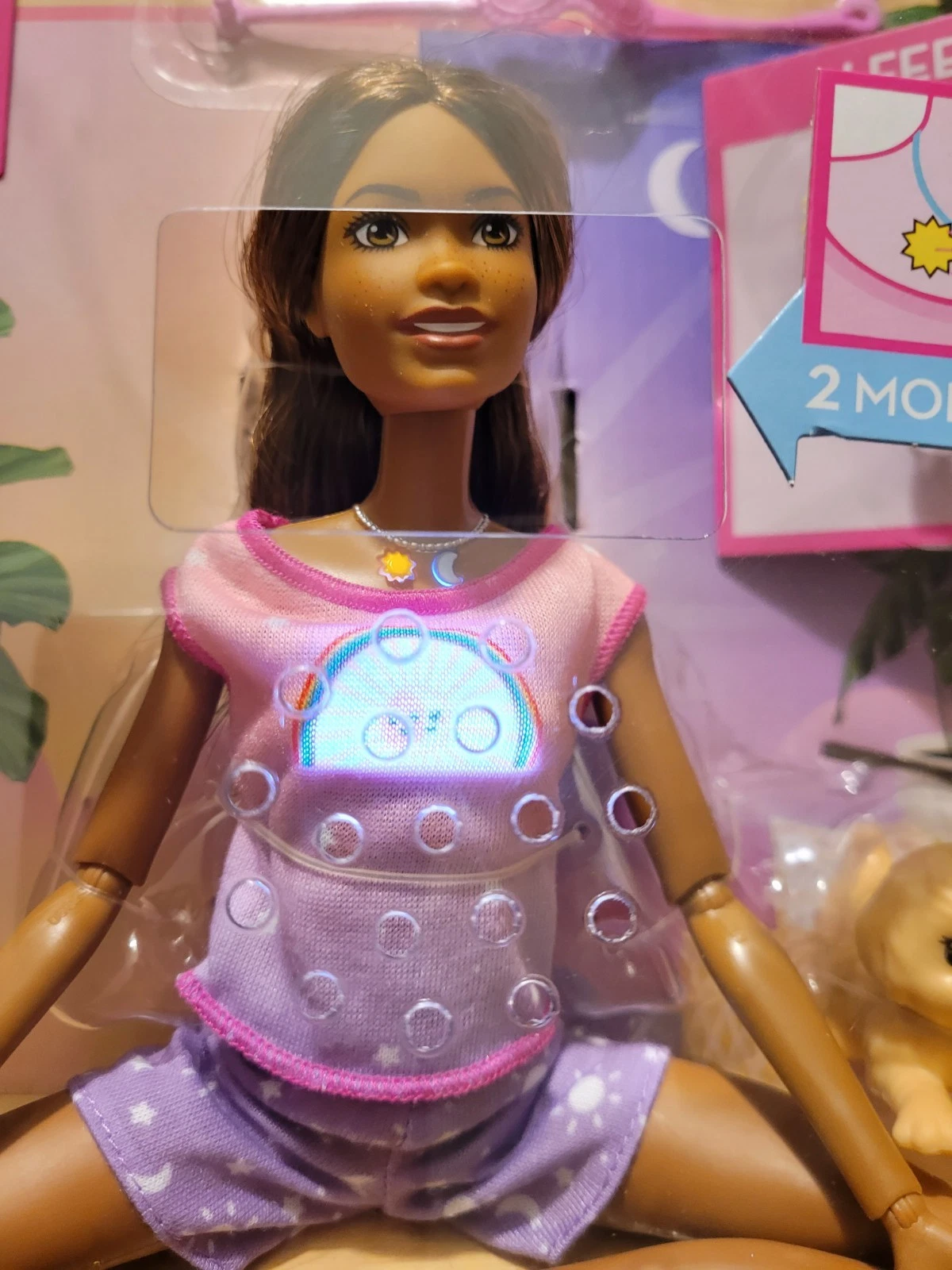 Barbie SelfCare Rise & Relax Doll Dark Skin Tone Figure 2023 - photo 4
