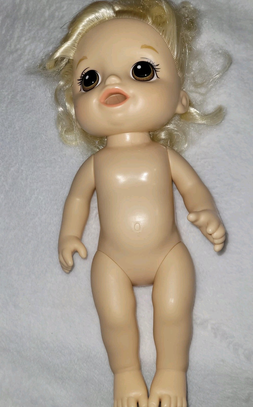 Baby Alive Blonde Hair Brown Eyes Doll