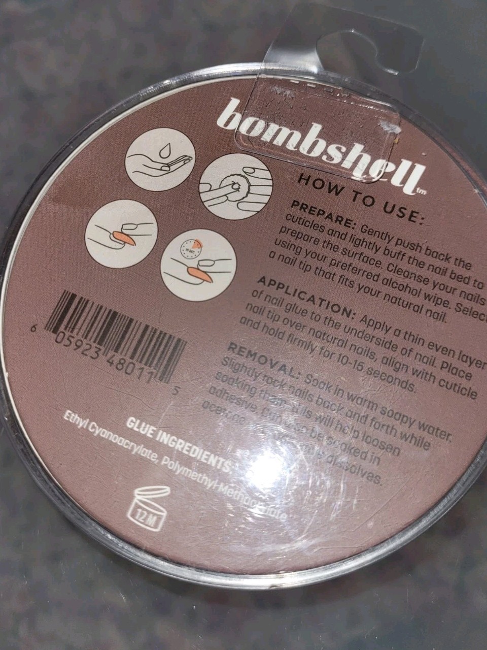 Sunkissed Swirl Nails Glue-on 36 Nails Medium Almond NEW! - photo 5